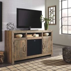 Ashley Furniture Sommerford - Brown - Lg Tv Stand W/fireplace Option