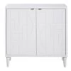 Cabinets Uttermost Stockholm White 2 Door Cabinet