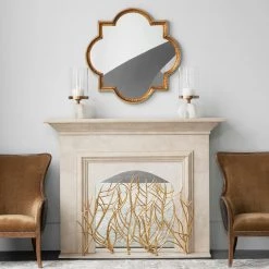 Accessories Uttermost Lourosa Gold Mirror