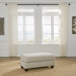 Benchcraft® Ottomans Asanti - Fog - Ottoman