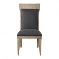 Chairs Uttermost Encore Dark Gray Armless Chair