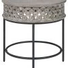 Ashley Furniture Rastella - Gray/black - Round End Table
