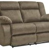Ashley Furniture Burkner - Mocha - Reclining Power Loveseat Reclining Furniture 2 Ashley Furniture Burkner - Mocha - Reclining Power Loveseat Reclining Furniture