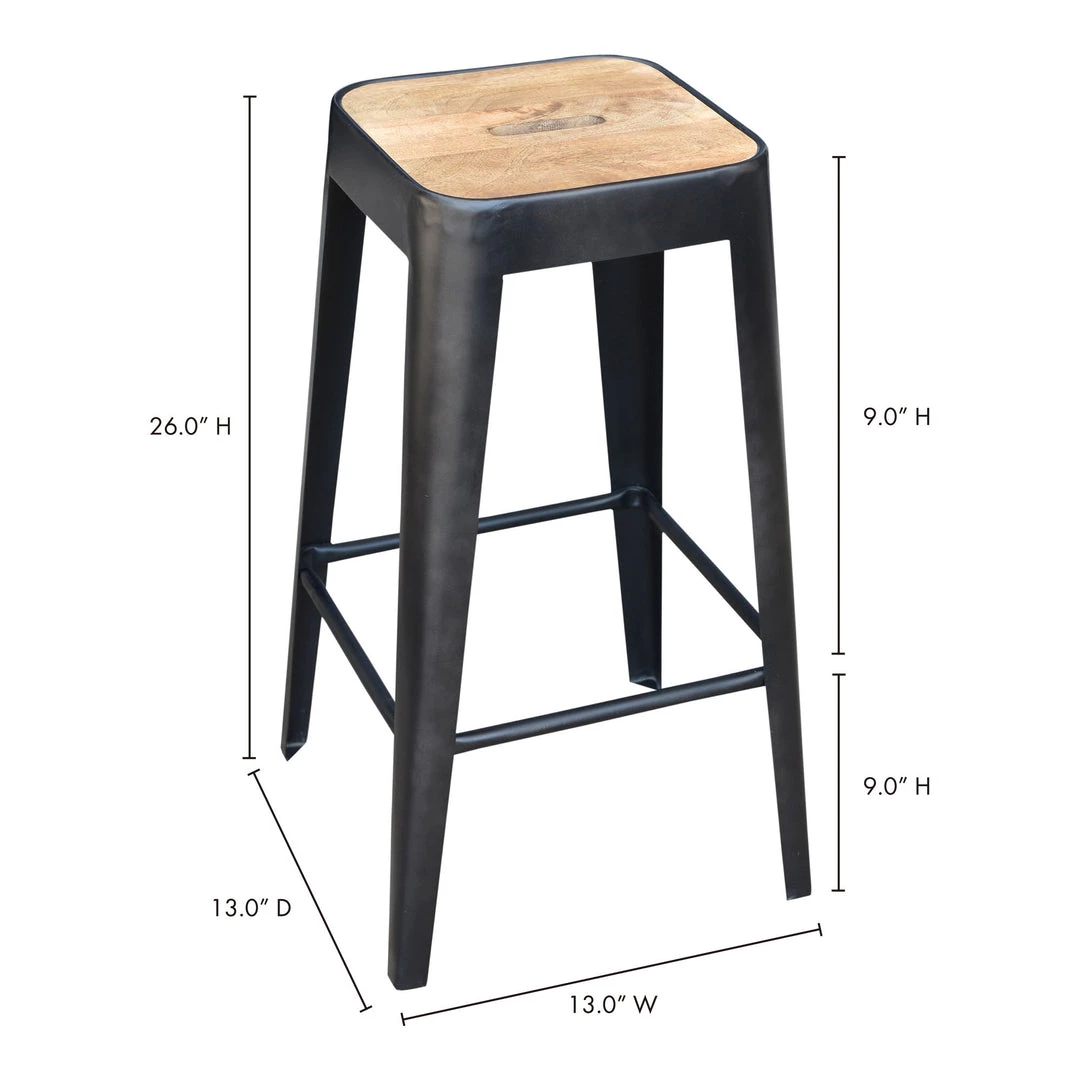 Moe's Home Collection Bistro Counter Stool Stools 4 Moe's Home Collection Bistro Counter Stool Stools