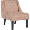 Ashley Furniture Janesley - Orange/cream - Accent Chair