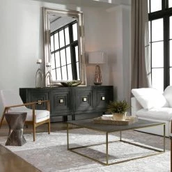 Accessories Uttermost Palia Silver Leaf Wall Mirror