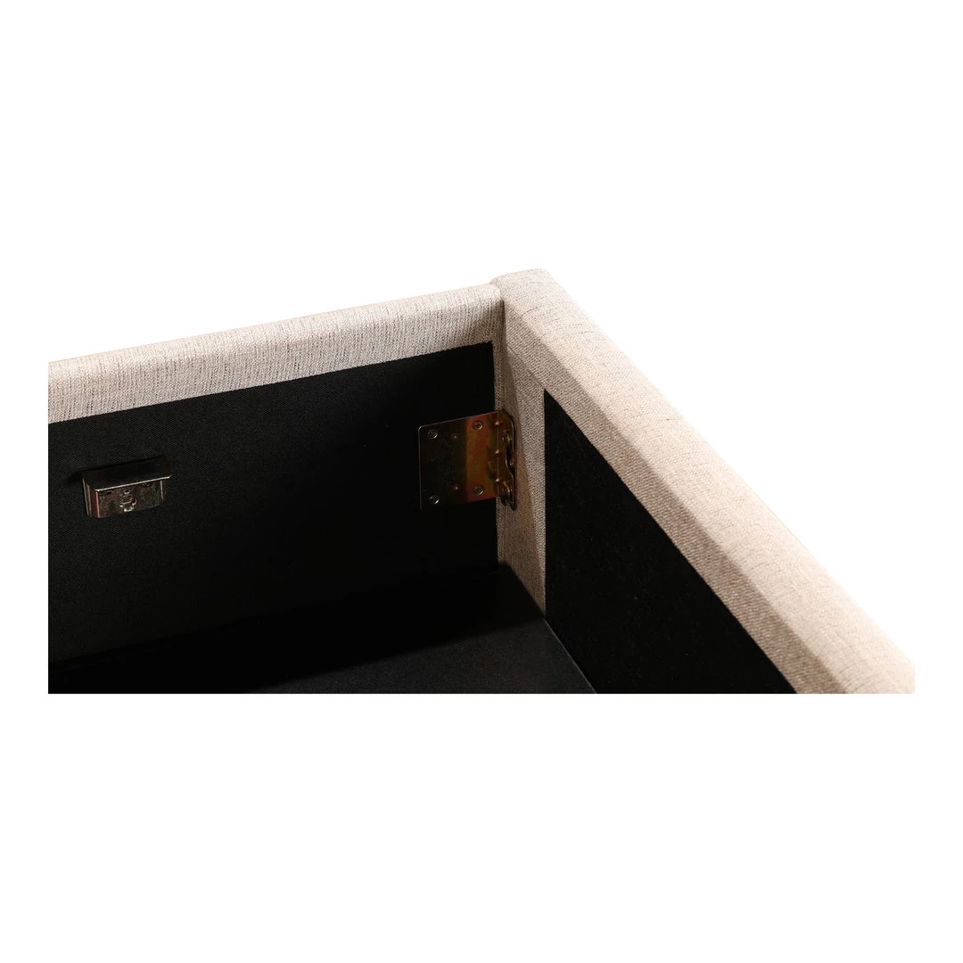 Moe's Home Collection Beds Kenzo Storage Bed Queen Ecru 9 Moe's Home Collection Beds Kenzo Storage Bed Queen Ecru