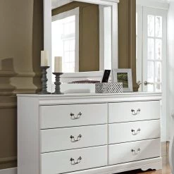 Signature Design By Ashley® Anarasia - Best In Class - Dresser, Mirror, Sleigh Bed