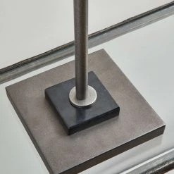 Ashley Furniture Belldunn - Antique Pewter Finish - Metal Table Lamp (1/cn) - Buffet Lamp Accessories