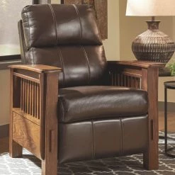 Ashley Furniture Cowlitz - Chocolate - High Leg Recliner