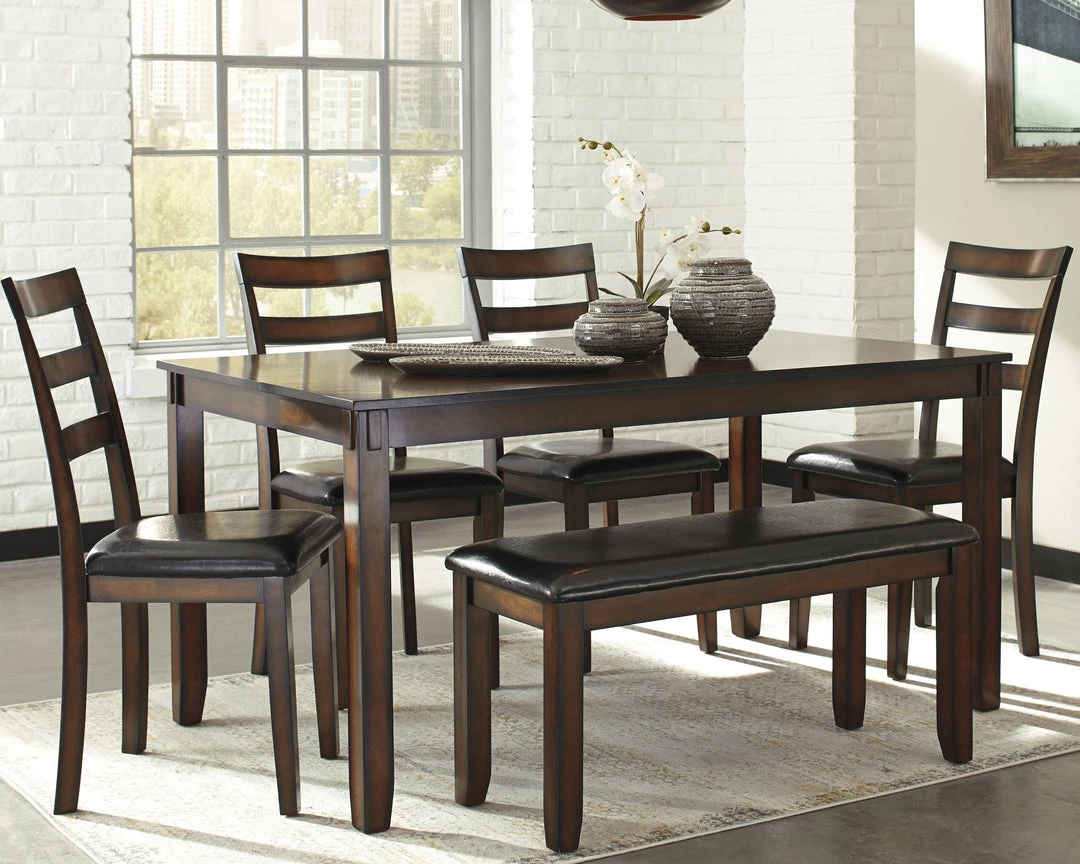 Ashley Furniture Dining Room Sets Coviar - Brown - Dining Room Table Set (6/cn) 5 Ashley Furniture Dining Room Sets Coviar - Brown - Dining Room Table Set (6/cn)