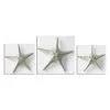 Accessories Uttermost Silver Starfish Wall Art, S/3