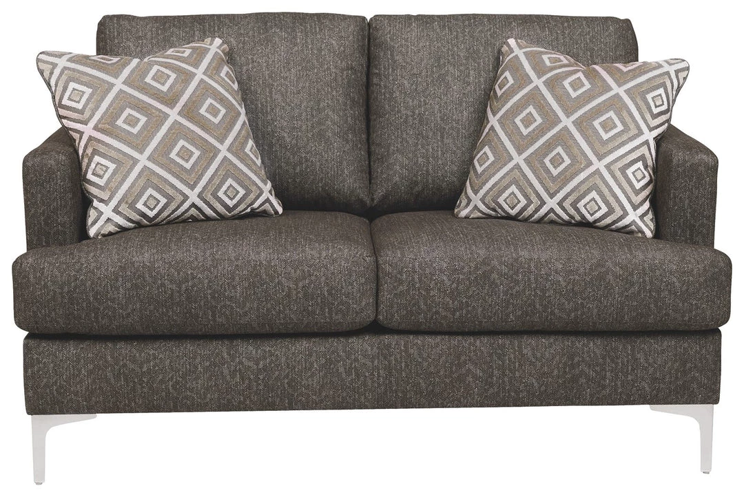 Ashley Furniture Arcola - Brown Dark - Rta Loveseat 4 Ashley Furniture Arcola - Brown Dark - Rta Loveseat