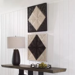 Uttermost Seeing Double Rope Wall Squares, S/2 Accessories 15 Uttermost Seeing Double Rope Wall Squares, S/2 Accessories