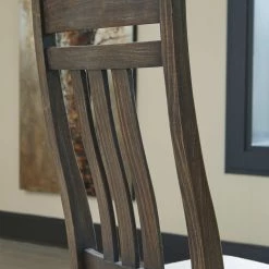 Signature Design By Ashley® Dining Room Sets Wyndahl - Rustic Ultimate Best In Class Rectangular Dining Room Extension Table, 4 Upholstered Side Chairs, 2 Upholstered Side Chairs