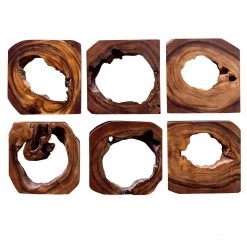 Accessories Uttermost Adlai Wood Wall Art S/6