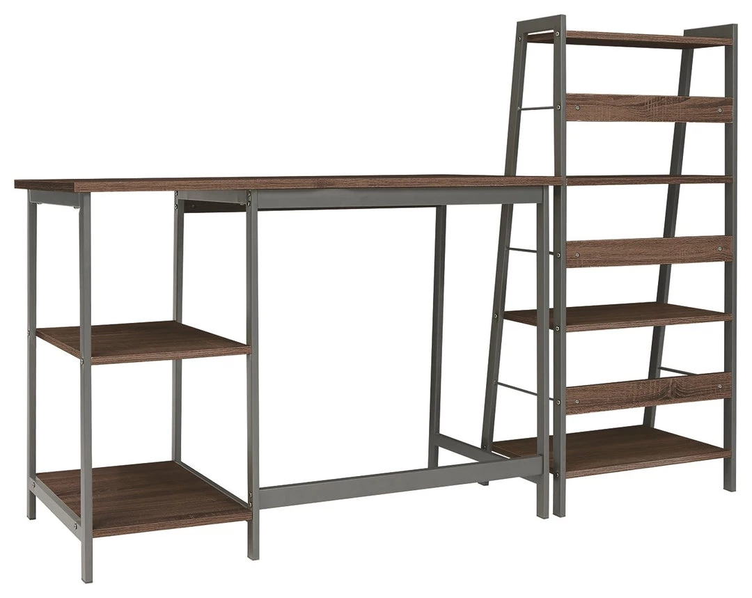 Ashley Furniture Soho - Light Best Gunmetal - Home Office Desk And Shelf 15 Ashley Furniture Soho - Light Best Gunmetal - Home Office Desk And Shelf