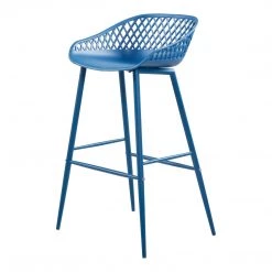 Moe's Home Collection Stools Piazza Outdoor Barstool Blue-m2