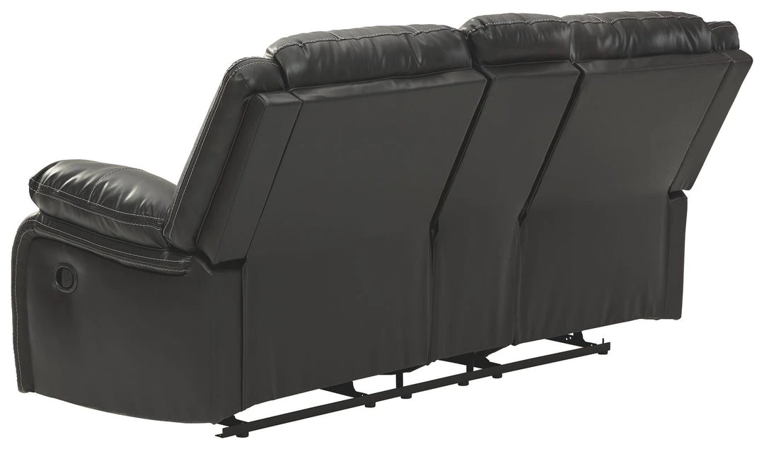 Ashley Furniture Calderwell - Black - Dbl Rec Loveseat W/console 6 Ashley Furniture Calderwell - Black - Dbl Rec Loveseat W/console