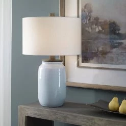 Uttermost Dimitri Light Blue Table Lamp Accessories