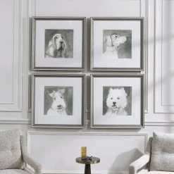 Uttermost Modern Dogs Framed Prints, S/4 Accessories