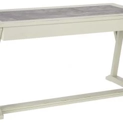 Ashley Furniture Desks Jonileene - White/gray - Home Office Large Leg Desk
