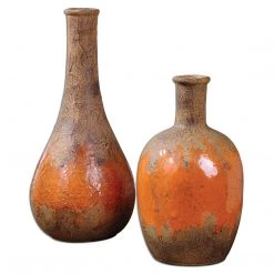 Table Decor Uttermost Kadam Ceramic Vases S/2