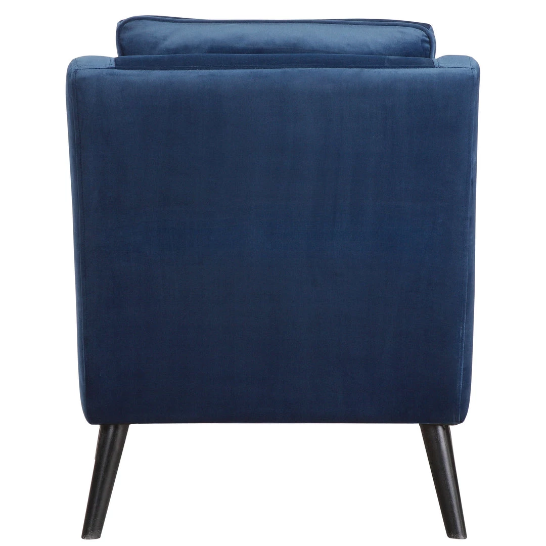 Uttermost O'Brien Blue Velvet Armchair Chairs 4 Uttermost O'Brien Blue Velvet Armchair Chairs