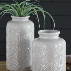 Ashley Furniture Table Decor Edwinna - Gray - Vase Set (2/cn)