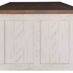 Ashley Furniture Wystfield - White/brown - Rectangular Cocktail Table