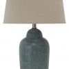 Ashley Furniture Saher - Green - Ceramic Table Lamp (1/cn) - Earthy Ceramic