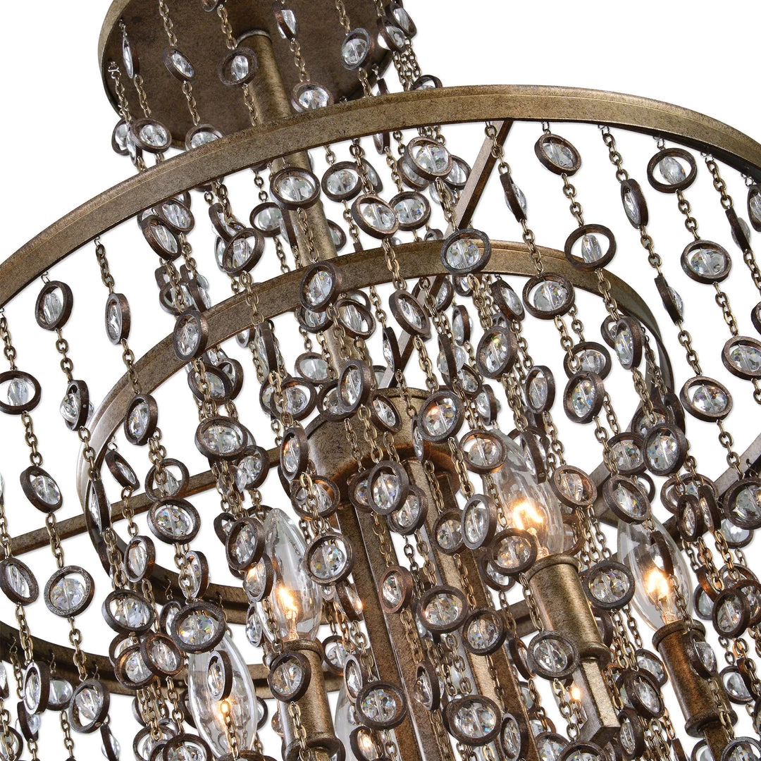 Accessories Uttermost Valka 6 Light Crystal Chandelier 4 Accessories Uttermost Valka 6 Light Crystal Chandelier