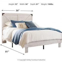 Signature Design By Ashley® Shawburn - Best In Class - Panel Platform Bed - Nightstand Bedroom Sets