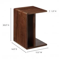 Moe's Home Collection Tables Hiroki Accent Table Walnut