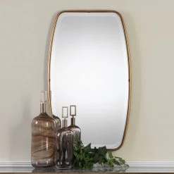 Accessories Uttermost Canillo Antiqued Gold Mirror