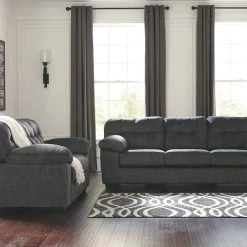 Ashley Furniture Accrington - Tufted Box - Stationary Loveseats