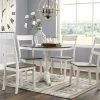 Signature Design By Ashley® Nelling - White - 6 Pc. - Dining Room Table, 4 Side Chairs Dining Room Sets 1 Signature Design By Ashley® Nelling - White - 6 Pc. - Dining Room Table, 4 Side Chairs Dining Room Sets
