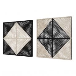 Uttermost Seeing Double Rope Wall Squares, S/2 Accessories 11 Uttermost Seeing Double Rope Wall Squares, S/2 Accessories