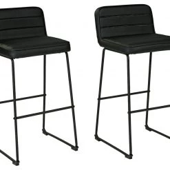 Ashley Furniture Nerison - Patterned - Upholstered Barstool (2/CN) 36 Ashley Furniture Nerison - Patterned - Upholstered Barstool (2/CN)