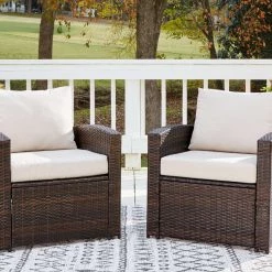 Ashley Furniture East - Dark Brown - Lounge Chair W/cushion (2/cn)