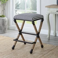 Uttermost Braddock Backless Counter Stool Stools 18 Uttermost Braddock Backless Counter Stool Stools
