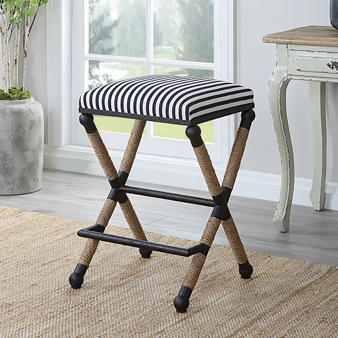 Uttermost Braddock Backless Counter Stool Stools 8 Uttermost Braddock Backless Counter Stool Stools