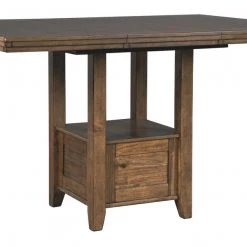 Ashley Furniture Flaybern - Brown - Rect Drm Counter Ext Table