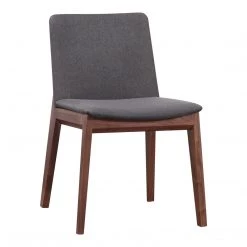 Moe's Home Collection Deco Dining Chair Grey-m2 Chairs 16 Moe's Home Collection Deco Dining Chair Grey-m2 Chairs