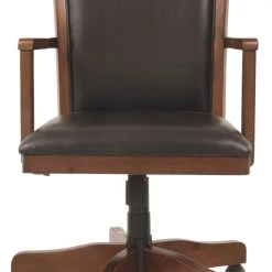 Ashley Furniture Hamlyn - Medium Brown - Home Office Swivel Desk Chair