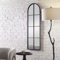 Uttermost Amiel Black Arch Window Mirror Accessories