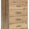 Signature Design By Ashley® Larstin - Brown - Five Drawer Chest 1 Signature Design By Ashley® Larstin - Brown - Five Drawer Chest