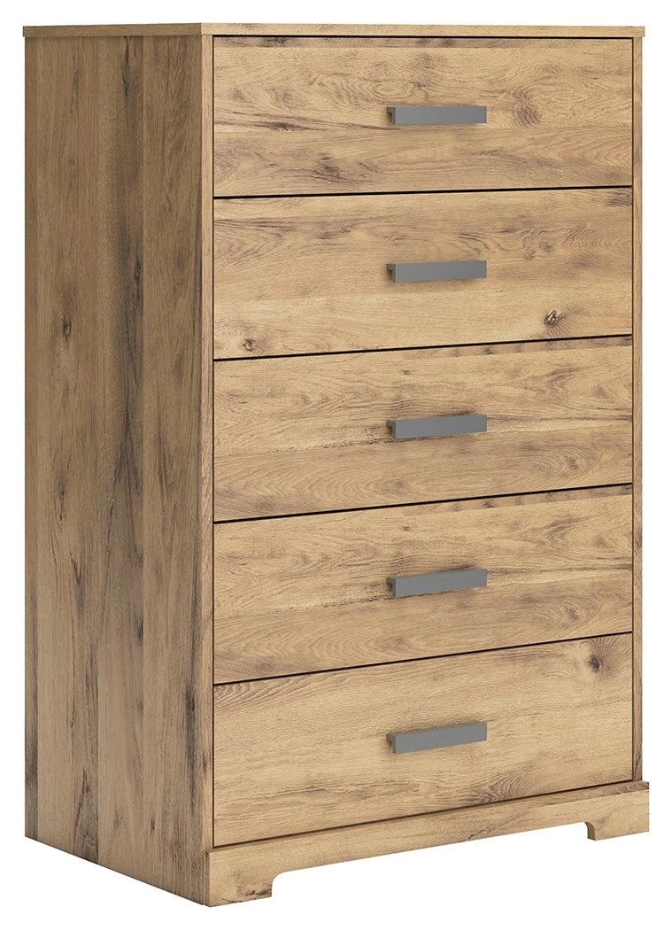 Signature Design By Ashley® Larstin - Brown - Five Drawer Chest 3 Signature Design By Ashley® Larstin - Brown - Five Drawer Chest