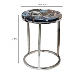 Moe's Home Collection Shimmer Agate Accent Table Tables