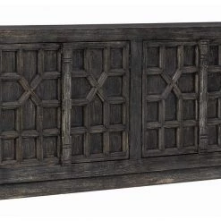 Ashley Furniture Cabinets Roseworth - Distressed Black - Accent Cabinet
